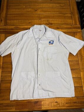 USPS United States Postal Service Shirt Jac Uniform Large